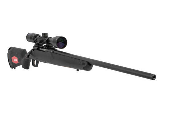 Savage Axis XP II 243 Win Bolt Action Rifle features a Matte Black Synthetic Stock